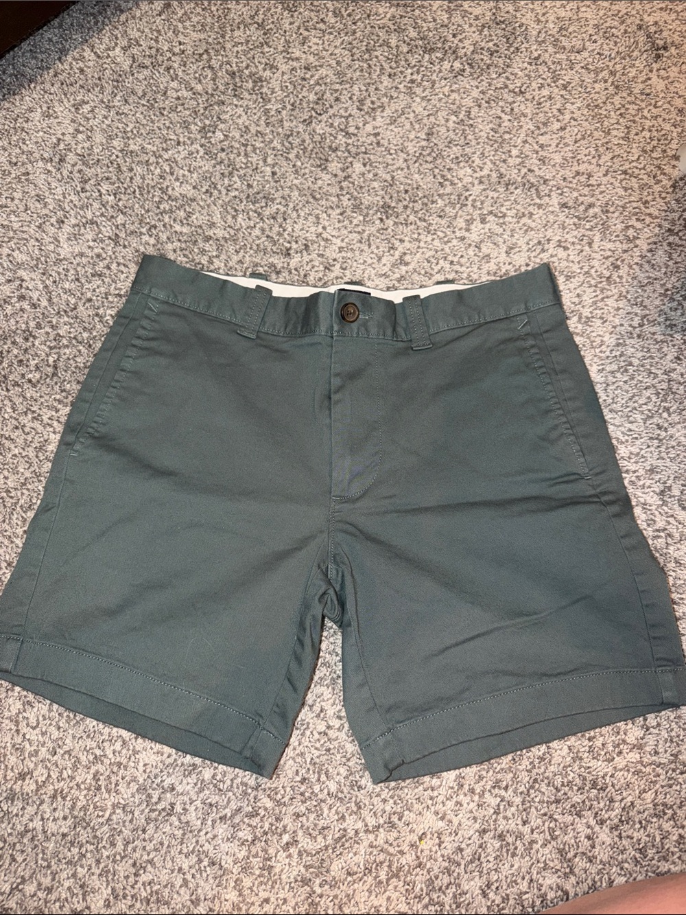 Men's JCrew Green Casual Chino Shorts